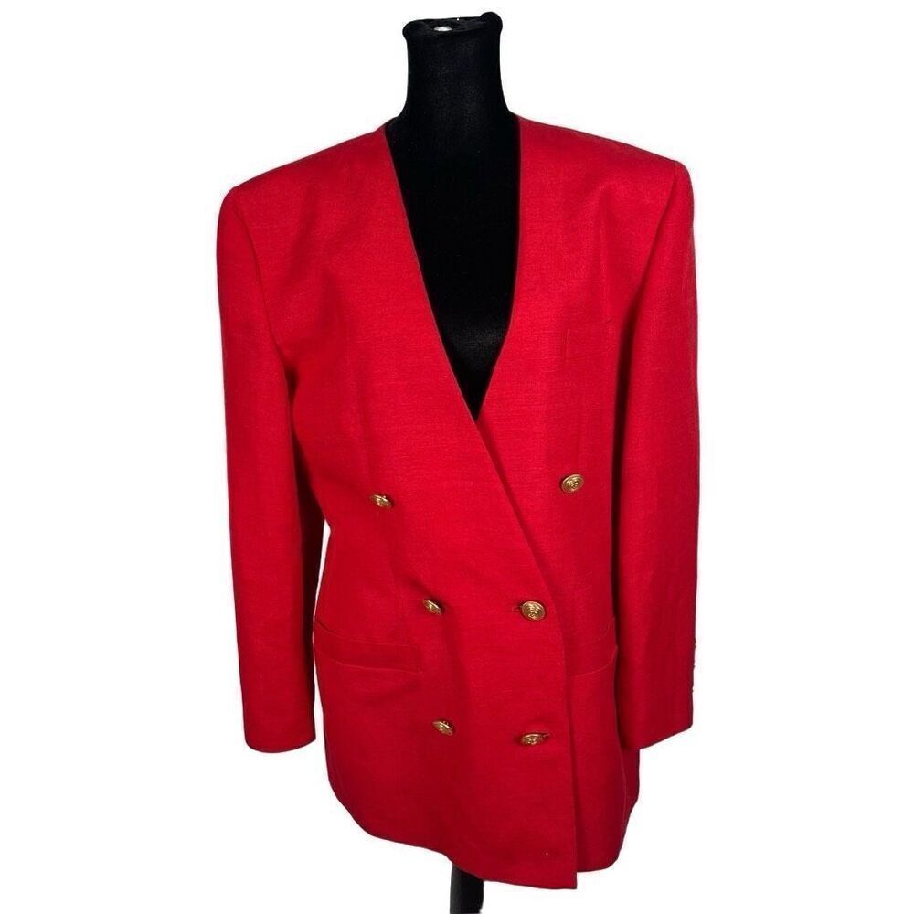 Vintage Collectible Gold Egyptian Linen Blend Blazer - Women’s 10